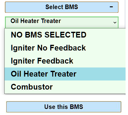 BMS Type Selection 🔥